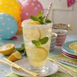 Refreshing Lemonade Punch with Citrus Garnish