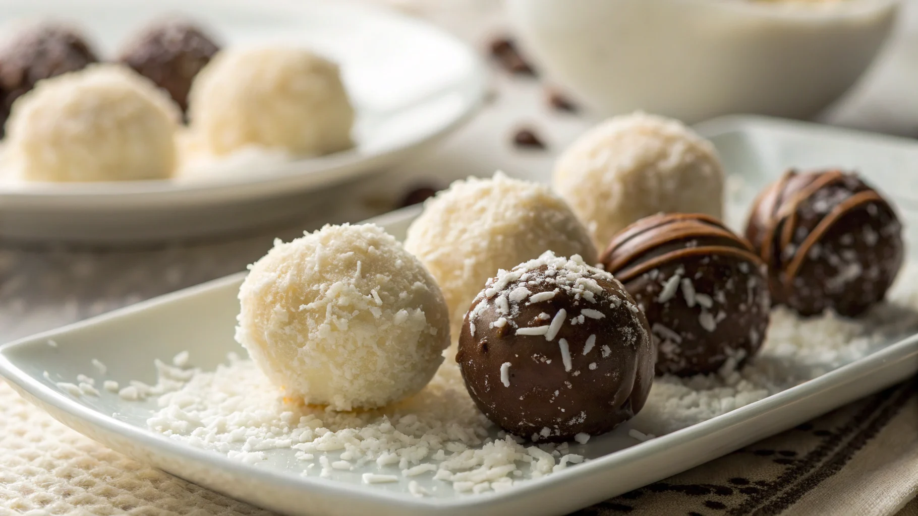 Coconut Truffles with Condensed Milk – No-Bake Dessert