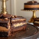 Chocolate Praline Crunch Cake – The Best Gooey Southern Dessert Ever 3 Chocolate praline crunch cake with gooey praline topping