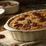 Pecan Pie Dump Cake Recipe Pioneer Woman Style (Quick & Gooey!) 3 Pecan pie dump cake fresh out of the oven with a golden top