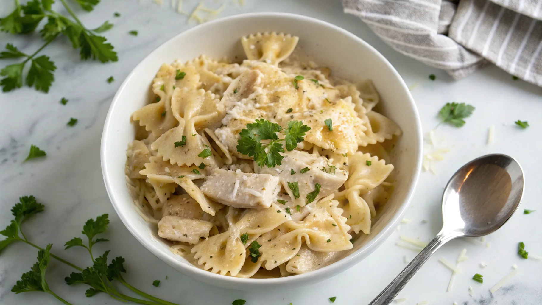 crockpot-bww-garlic-parmesan-chicken-pasta